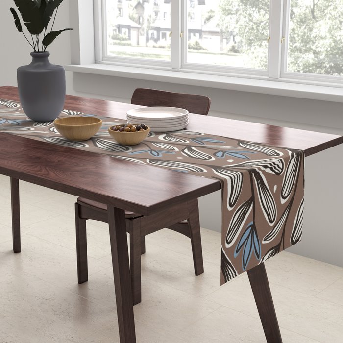 Autumn Florals #1 Table Runner Gallery Image 2