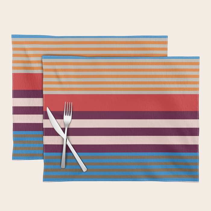 Stripe pattern 01 Placemat Gallery Image 1
