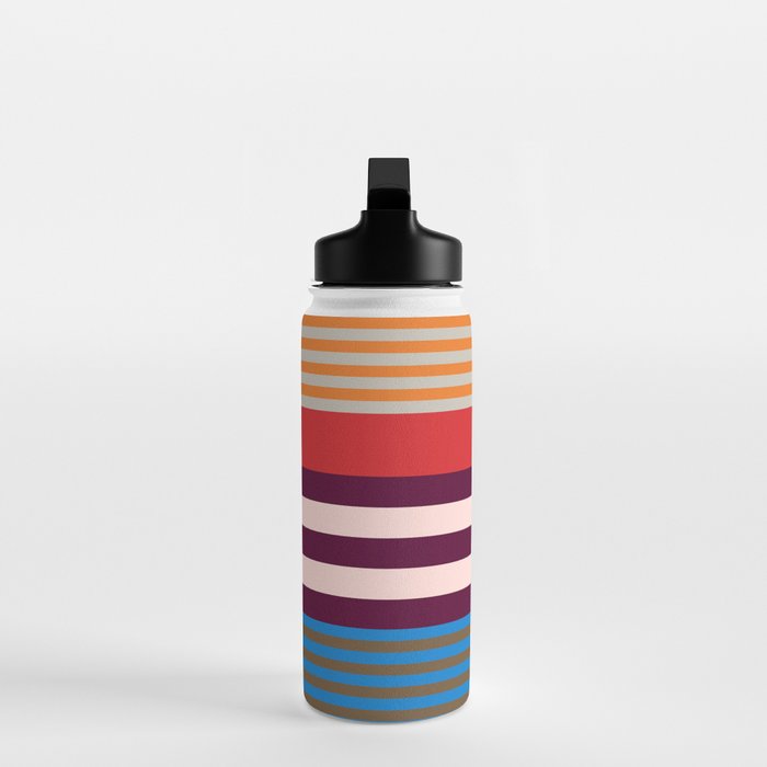 Stripe pattern 01 Water Bottle Gallery Image 3