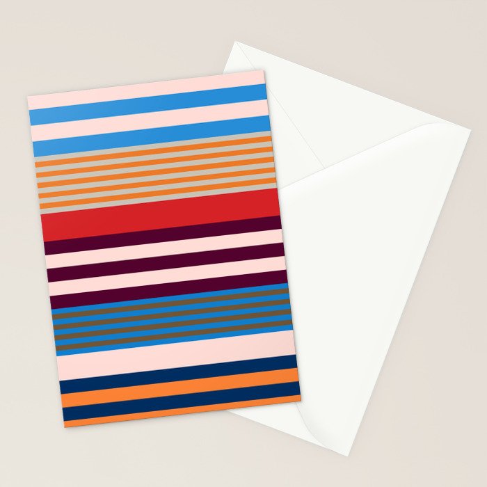 Stripe pattern 01 Stationery Card Gallery Image 2