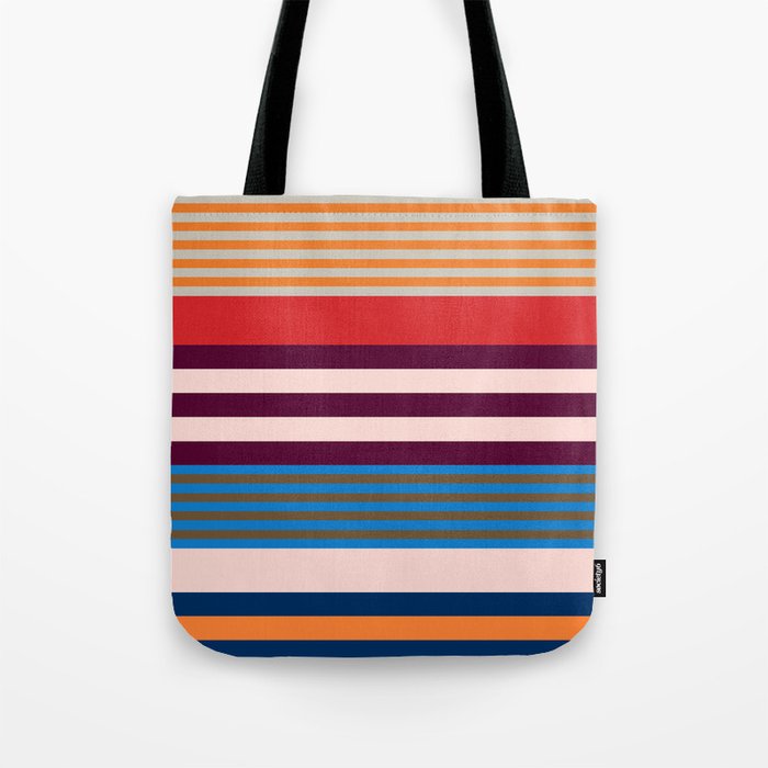 Stripe pattern 01 Tote Bag Gallery Image 1