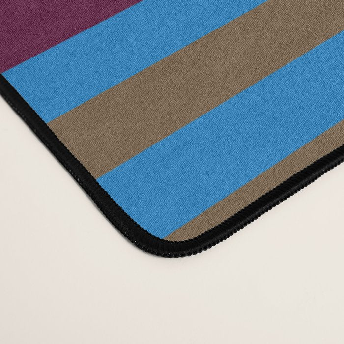 Stripe pattern 01 Desk Mat Gallery Image 4