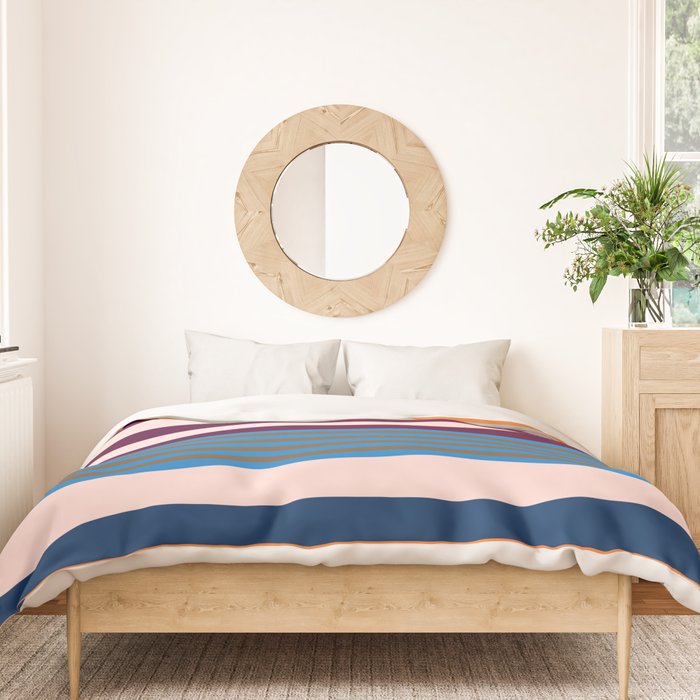 Stripe pattern 01 Duvet Cover Gallery Image 3