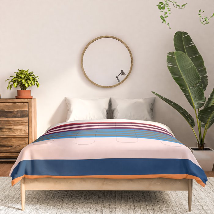 Stripe pattern 01 Comforter Gallery Image 3