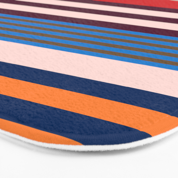 Stripe pattern 01 Bath Mat Gallery Image 3