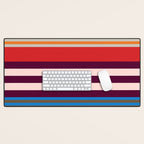 Stripe pattern 01 Desk Mat Gallery Image 1