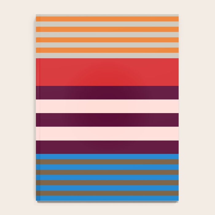 Stripe pattern 01 Notebook Gallery Image 4