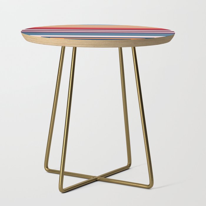 Stripe pattern 01 Side Table Gallery Image 1