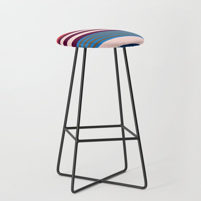Stripe pattern 01 Stool Gallery Image 1