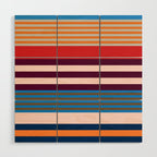 Stripe pattern 01 Wood Wall Art Gallery Image 1