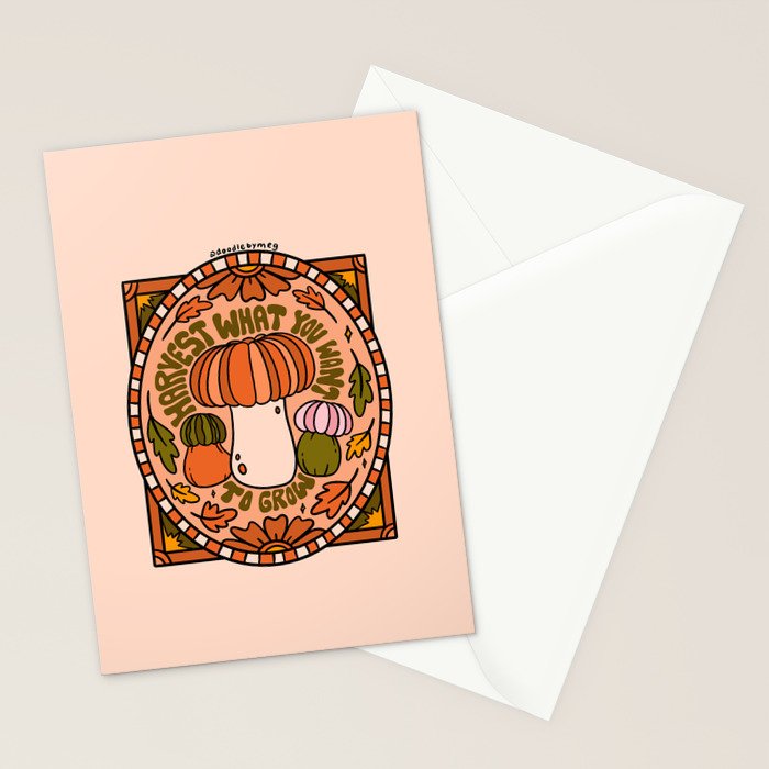 Harvest What You Want To Grow Stationery Card Gallery Image 2