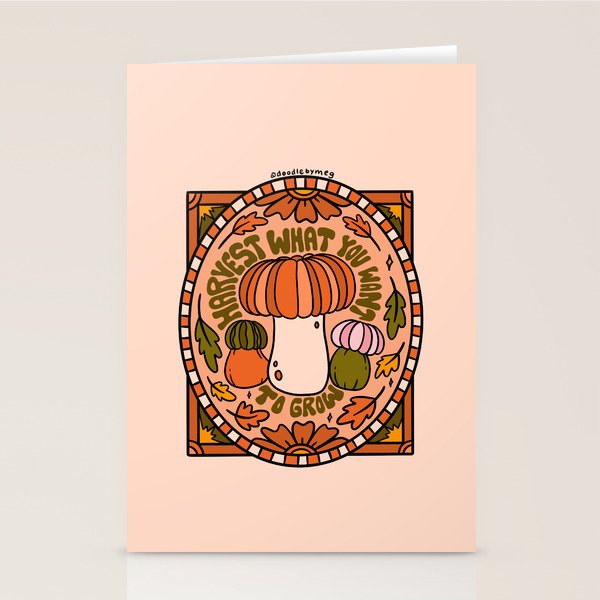 Harvest What You Want To Grow Stationery Card Gallery Image 2