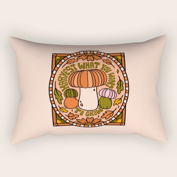 Harvest What You Want To Grow Rectangular Pillow Gallery Image 2