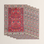 Bakhtiari Central Persian Garden Print Wrapping Paper Gallery Image 3