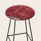 Bakhtiari Central Persian Garden Print Stool Gallery Image 2