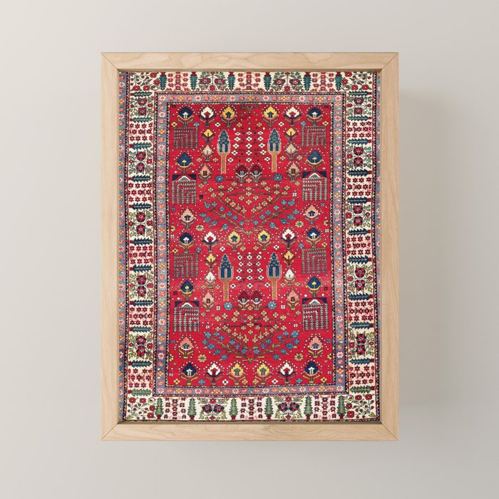 Bakhtiari Central Persian Garden Print Mini Art Print Gallery Image 1