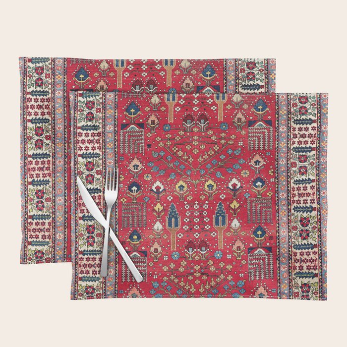 Bakhtiari Central Persian Garden Print Placemat Gallery Image 1