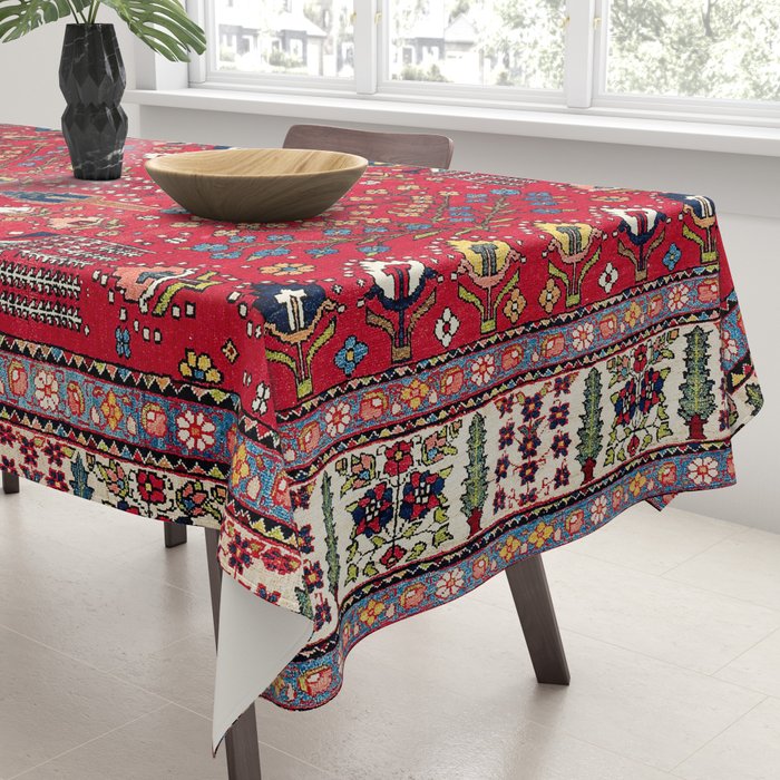Bakhtiari Central Persian Garden Print Tablecloth Gallery Image 3