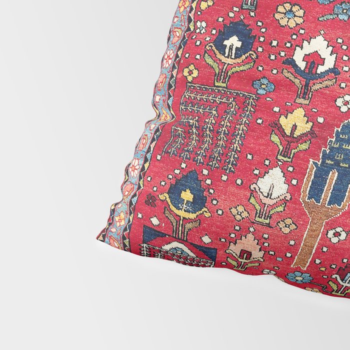 Bakhtiari Central Persian Garden Print Pillow Sham Gallery Image 4