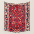 Bakhtiari Central Persian Garden Print Wall Tapestry Gallery Image 4