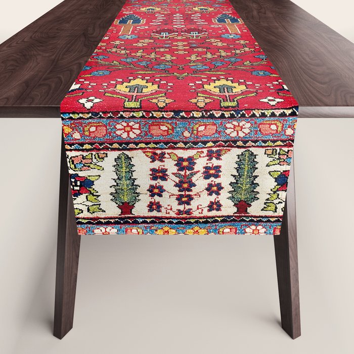 Bakhtiari Central Persian Garden Print Table Runner Gallery Image 1