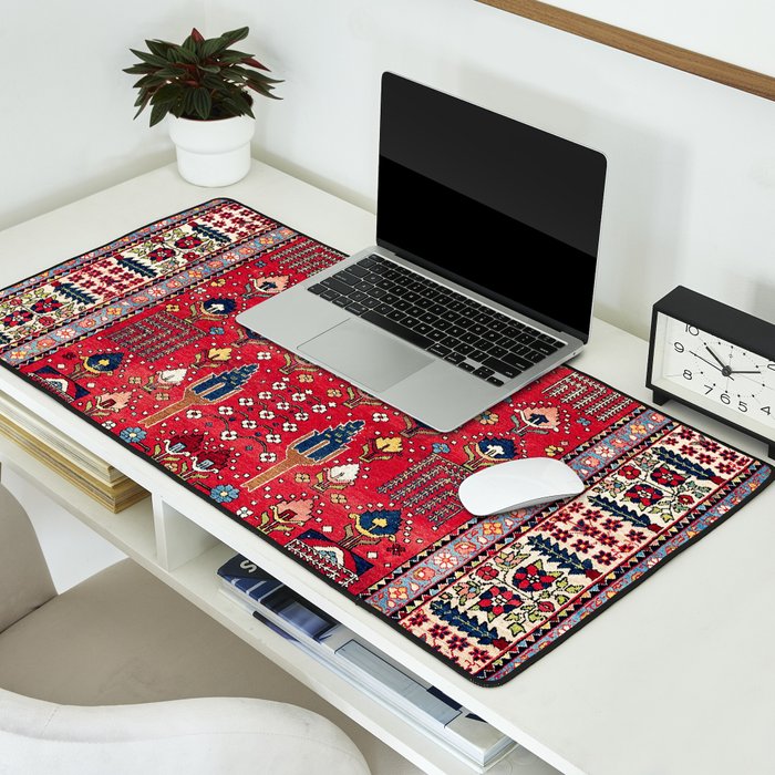 Bakhtiari Central Persian Garden Print Desk Mat Gallery Image 2