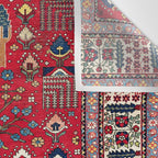Bakhtiari Central Persian Garden Print Wall Tapestry Gallery Image 3