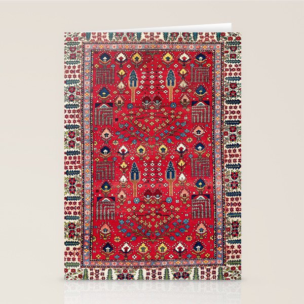 Bakhtiari Central Persian Garden Print Stationery Card Gallery Image 1