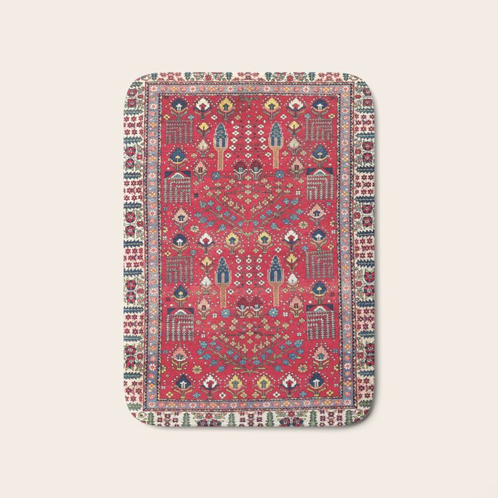 Bakhtiari Central Persian Garden Print Bath Mat Gallery Image 1
