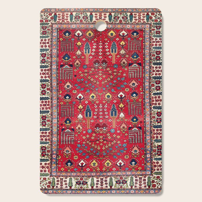 Bakhtiari Central Persian Garden Print Cutting Board Gallery Image 1