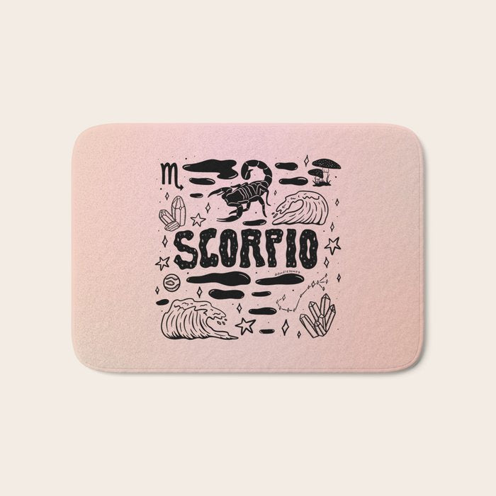 Celestial Scorpio Bath Mat Gallery Image 1