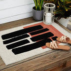 HARD RAIN FALLING Outdoor Rug Gallery Image 2