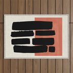 HARD RAIN FALLING Outdoor Rug Gallery Image 1