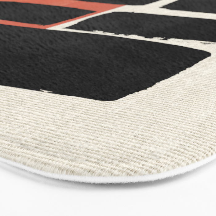 HARD RAIN FALLING Bath Mat Gallery Image 3