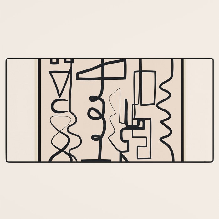 Abstract Line Movement 04 Desk Mat Gallery Image 3