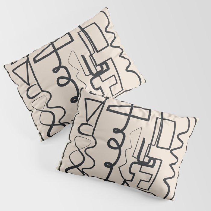 Abstract Line Movement 04 Pillow Sham Gallery Image 3