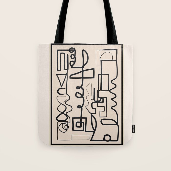 Abstract Line Movement 04 Tote Bag Gallery Image 1