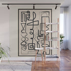 Abstract Line Movement 04 Wall Mural Gallery Image 1