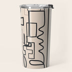 Abstract Line Movement 04 Travel Mug Gallery Image 2