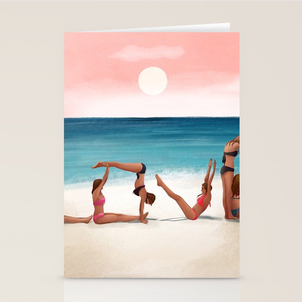Sunset Love Stationery Card Gallery Image 1