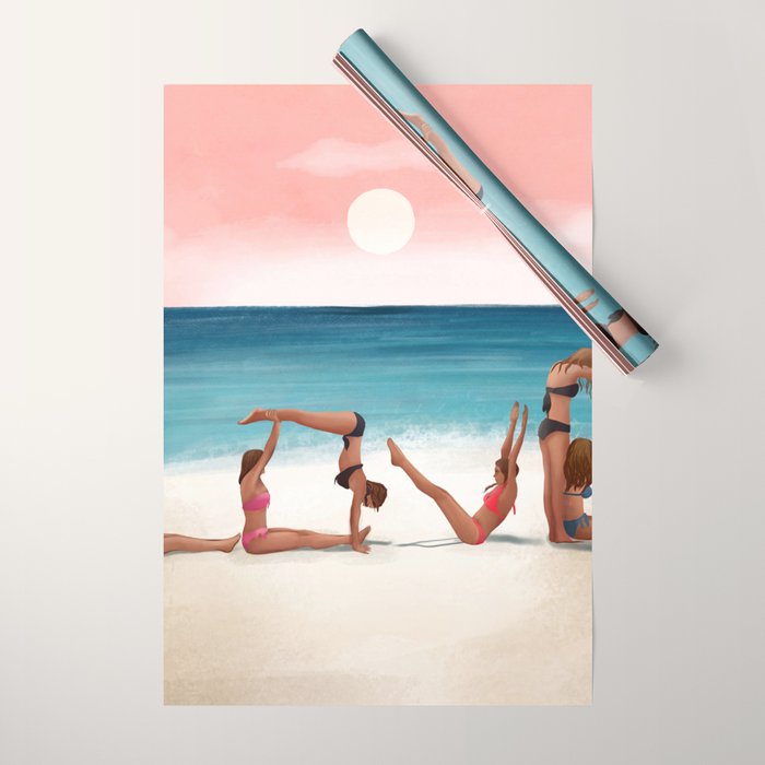 Sunset Love Wrapping Paper Gallery Image 1