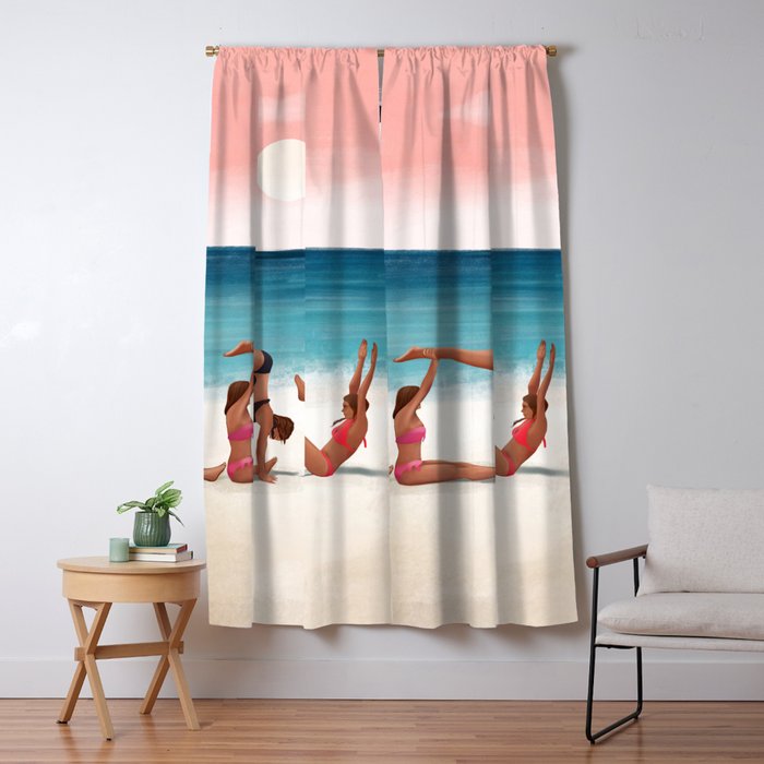 Sunset Love Window Curtain Gallery Image 1