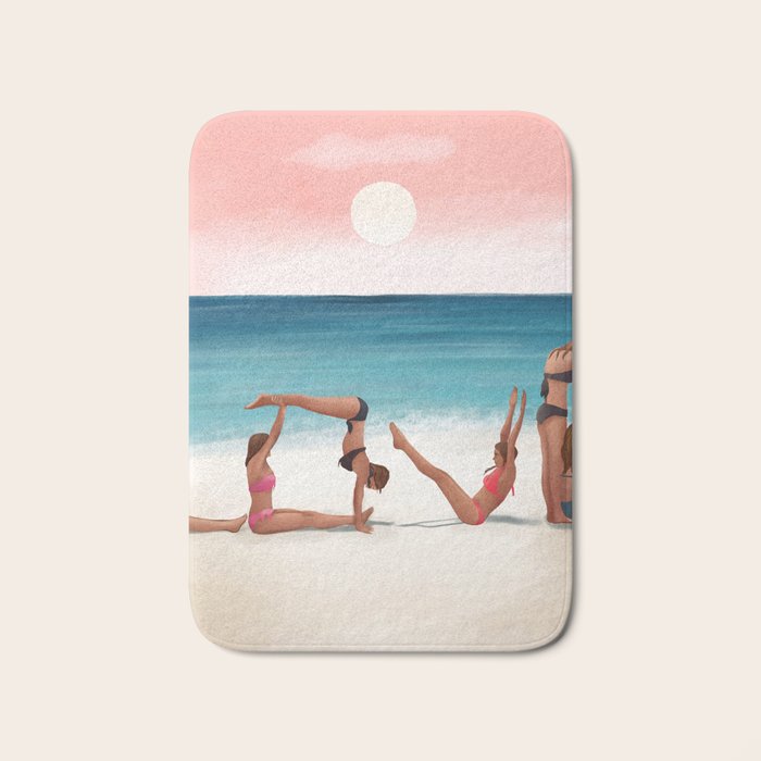 Sunset Love Bath Mat Gallery Image 1