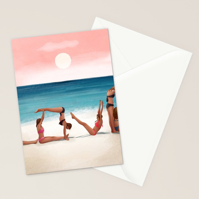 Sunset Love Stationery Card Gallery Image 2