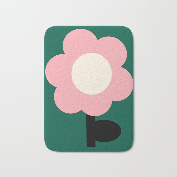 Maxi Bloom - poppy Bath Mat Gallery Image 1