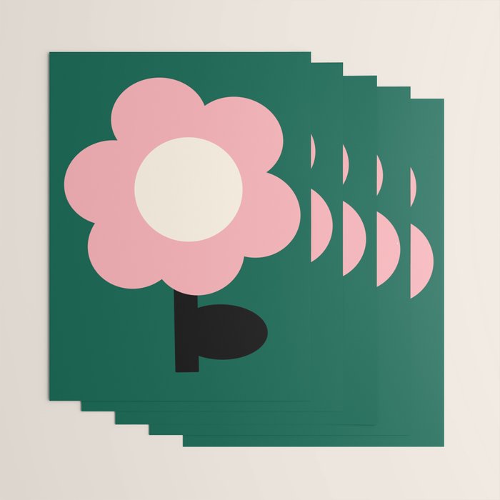 Maxi Bloom - poppy Wrapping Paper Gallery Image 3
