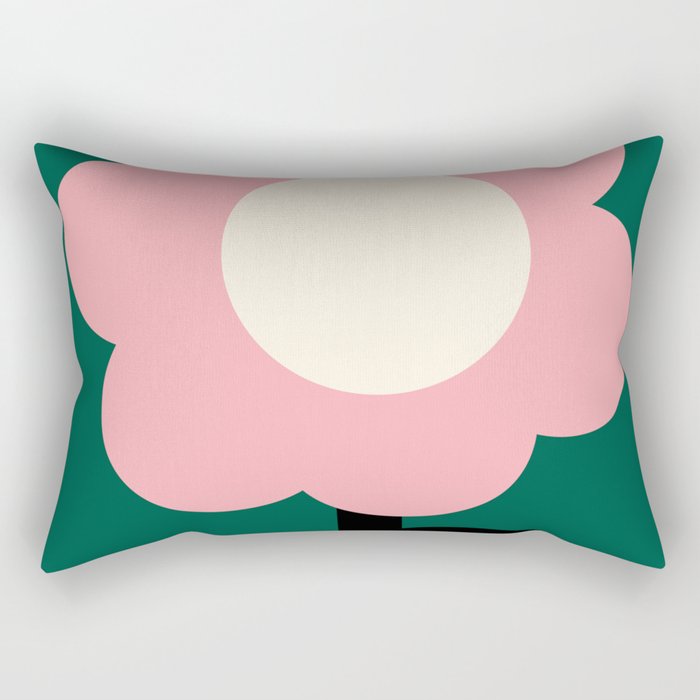 Maxi Bloom - poppy Rectangular Pillow Gallery Image 1