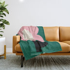 Maxi Bloom - poppy Throw Blanket Gallery Image 1