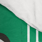 'Tis The Season - Retro Santa Green Comforter Gallery Image 4