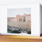 Dubrovnik Walls | Pastel travel photography Croatia | Wanderlust vibes print | Square Wall Mural Gallery Image 2